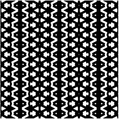 Abstract seamless monochrome pattern on white background for coloring. Design for banner, card, invitation, postcard, textile, fabric, wrapping paper, coloring book.