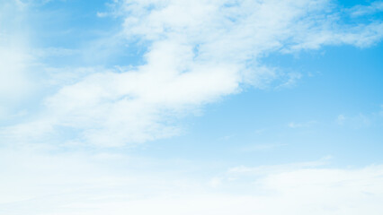 Naklejka na ściany i meble Blue Sky Cloud Background