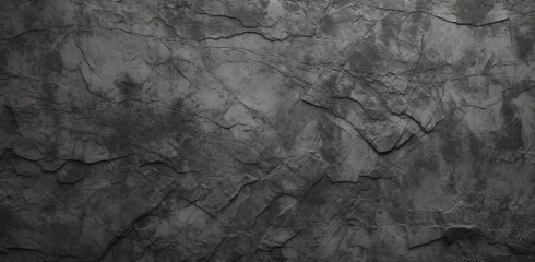 Rock texture. The surface of the mountain is like a stone wall. White gray grunge background with copy space for design. Wide banner. Panoramic. Volumetric 3D effect. Generative ai