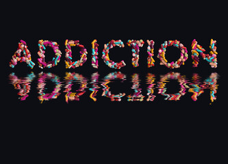Addiction, conceptual illustration
