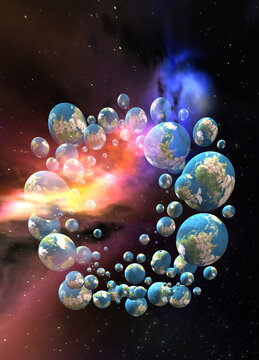 Multiverse, conceptual illustration