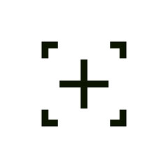 Obraz premium Zoom icon. Zoom in. Vector.