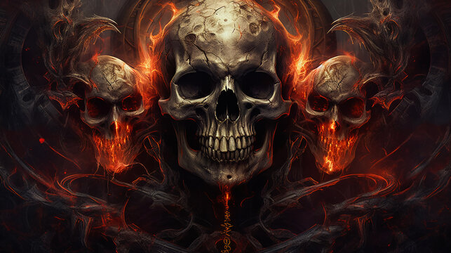 Realm of the Damned.  Nightmares Incarnate.  AI Generated