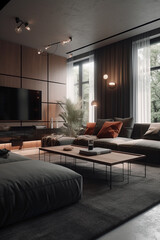 Fototapeta premium modern living room