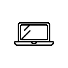 laptop sign symbol vector