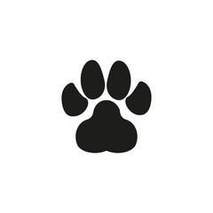Fototapeta na wymiar dog paw vector footprint icon french bulldog cartoon character symbol illustration doodle design