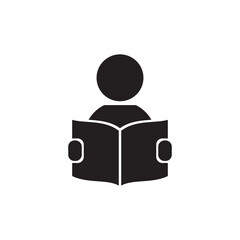 people reading icon symbol illustration