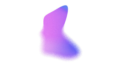 Abstract pastel neon holographic blurred grainy shaped gradient on white background texture. Colorful digital grain soft noise effect pattern. Lo-fi multicolor vintage. Metamodern Style.