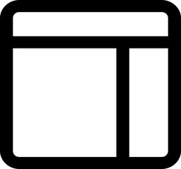 Layout simple icon illustration in line style and use for user interface, web, software and many others with PNG and pixel perfect shape