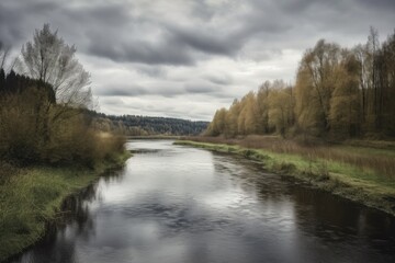 river in the woods