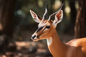 Abwaschbare Fototapete impala antelope portrait © Printy