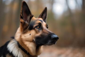 german shepherd dog. Generative AI