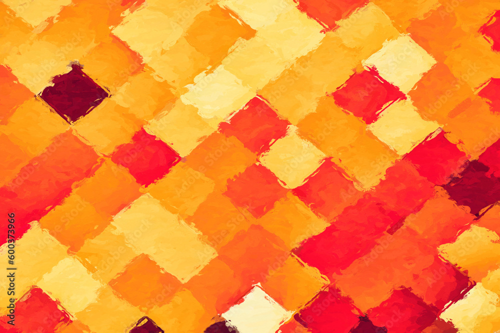 Wall mural colorful abstract mosaic with a rough texture background. colored square pattern background. picture