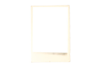 vintage polaroid frame isolated texture transparent film analog old retro	
