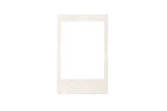 vintage polaroid frame isolated texture transparent film analog old retro	
