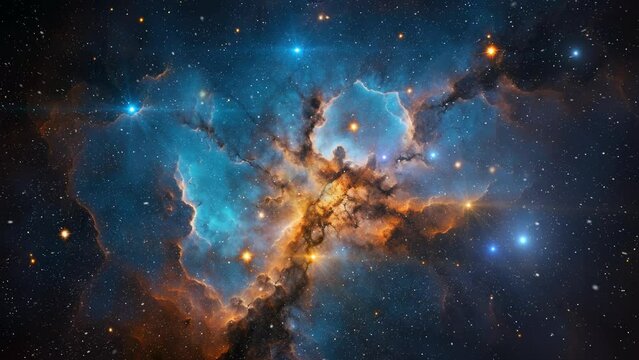 Great nebula in outer space