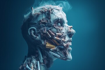 World no tobacco day. Generate Ai