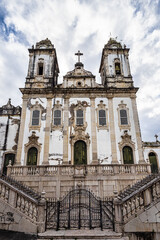 Fototapeta na wymiar Ordem Terceira Nossa Senhora Our Lady do Carmo church in Salvador da Bahia in Brazil