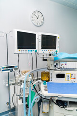 Medical healthcare equipment. Hospital modern monitoring system.