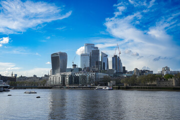 Fototapeta na wymiar city skyline in London