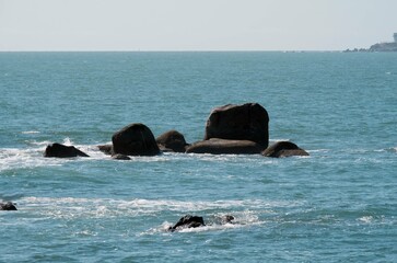 Fototapeta premium Rochers en mer .