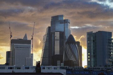 Fototapeta premium city skyline