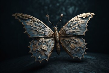 Peace butterfly. Generative AI