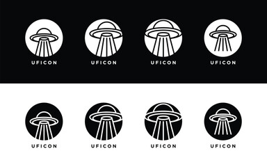 Vector graphic of ufo design template, ufo icon collection editable resizable EPS 10 © NicBrand