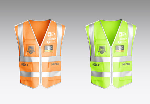 Safety Vest Mockup 