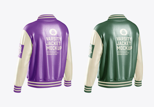 Men's Zipped Bomber Jacket Mockup