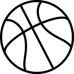 Basketball ball icon. Sport concept.
