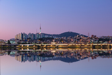 Fototapeta premium Seoul City seoul tower South Korea 