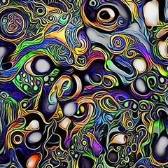 Abstract man portrait