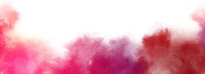 Colorful smoke steam isolated transparent background. Fog and mist effect for text or space