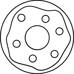 donut hand drawn