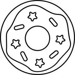 donut hand drawn