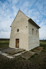Fototapeta na wymiar Church of St. Margaret of Antioch from 9th century, Kopcany, Slovakia