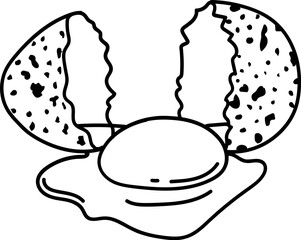 Egg Outline Vector