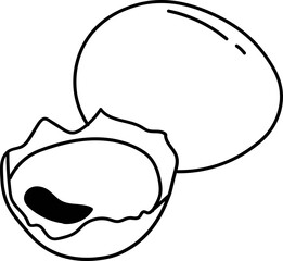 Egg Outline Vector