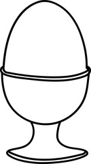 Egg Outline Vector