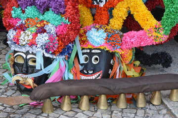 Iberian masks in Lisbon, Portugal