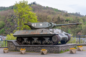 Achilles M-10 Tank Destroyer monument to commemorate the British participation in the Battle of the...