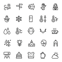 Outline icon for Winter