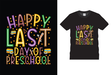  100 Days Smarter, Happy back to school day shirt print template,