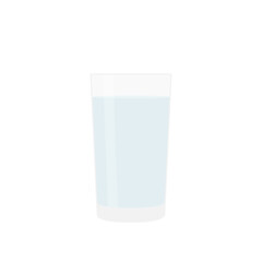 Glass of fresh water, icon