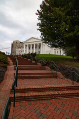Virginia state capitol building in Richmond, Virginia.