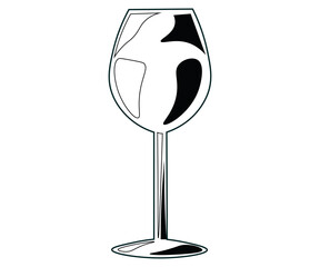 glass of illustration