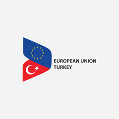The European Union (EU) is a supranational political and economic union of 27 member states that are - Turkey text flag friends country vector graphic graphic element Illustration template design
