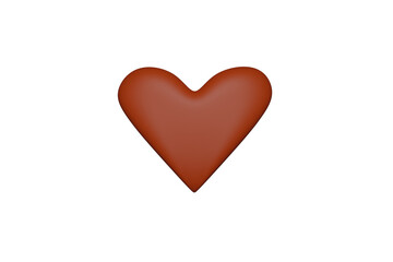 heart shaped chocolate candy, icon