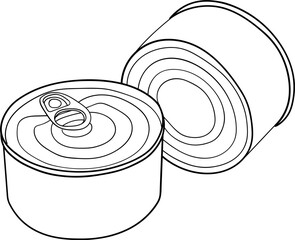Canned Food Outline